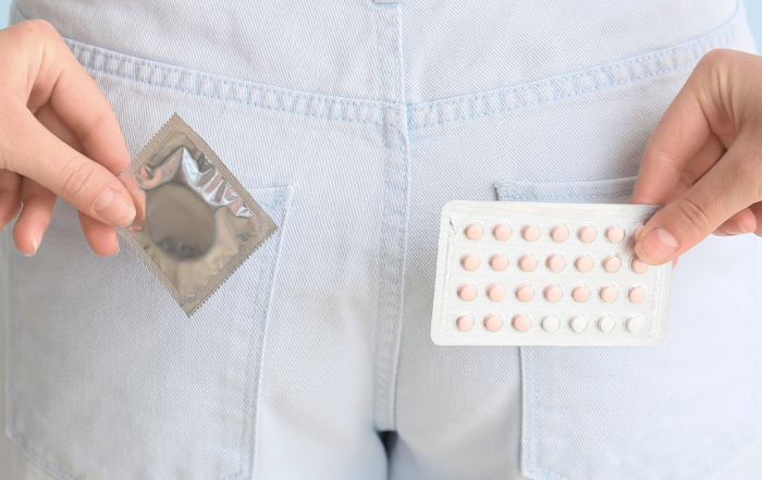 condom and contraceptive pills